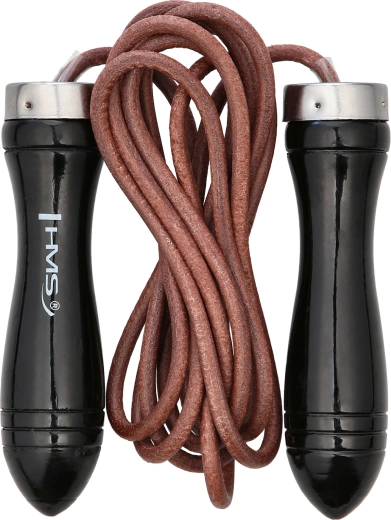 Corda per saltare HMS con cavo in pelle e cuscinetti a sfera 2,7 m