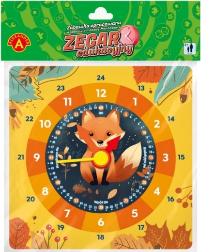Orologio educativo Volpe
