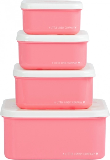 Set di quattro contenitori per snack A Little Lovely Company – Gelato