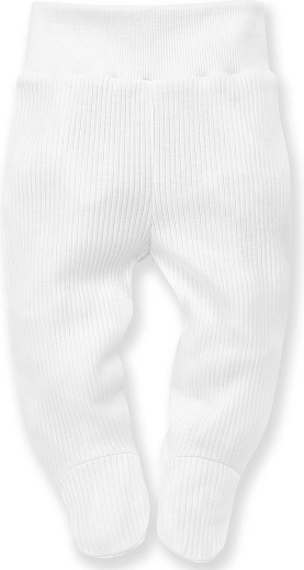 Pantaloncini con piedini a coste Pinokio Lovely Day bianchi taglia 50