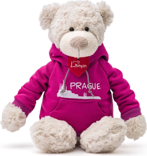 Orsetto Spencer con felpa rosa Praga 35 cm