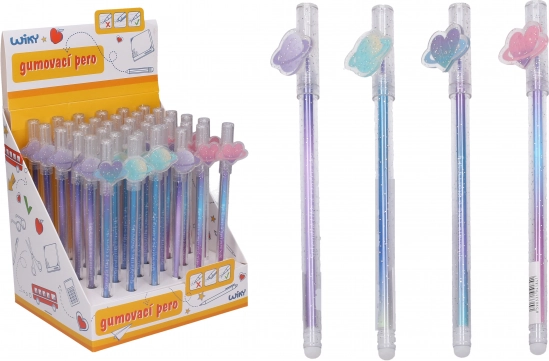 Penna cancellabile 0,5 mm – anello, mix di colori, 36 pz in box