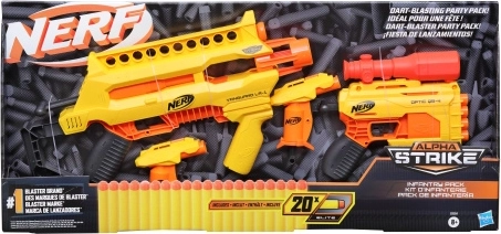 Nerf Alpha Strike Blaster e Freccette per Bambini
