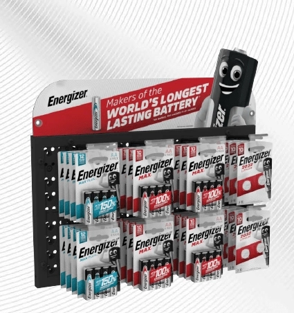 Energizer supporto orizzontale 4×2 con fissaggio magnetico senza pannelli laterali