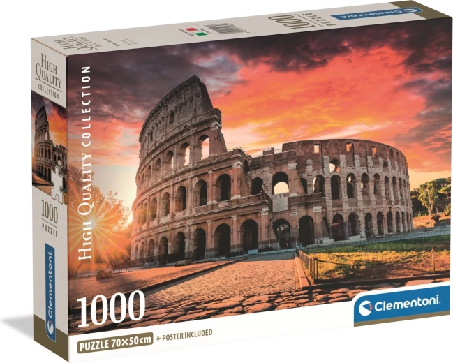 Puzzle Clementoni Roma – Colosseo al tramonto 1000 pezzi