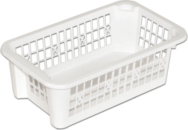 Cestino in plastica impilabile 20 × 12 × 6 cm, mix di colori