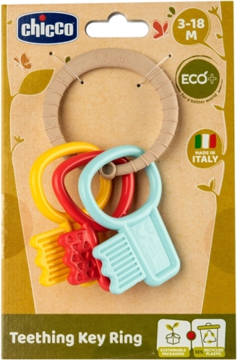 Chicco massaggiagengive chiavi Eco+ per neonati 3m+