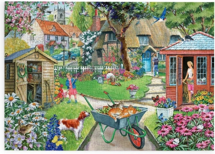 House of Puzzles Giardino fiorito – puzzle da 500 pezzi grandi