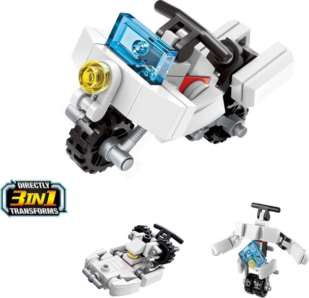 QMAN moto 3 in 1 – mini set di costruzione (36 pezzi)