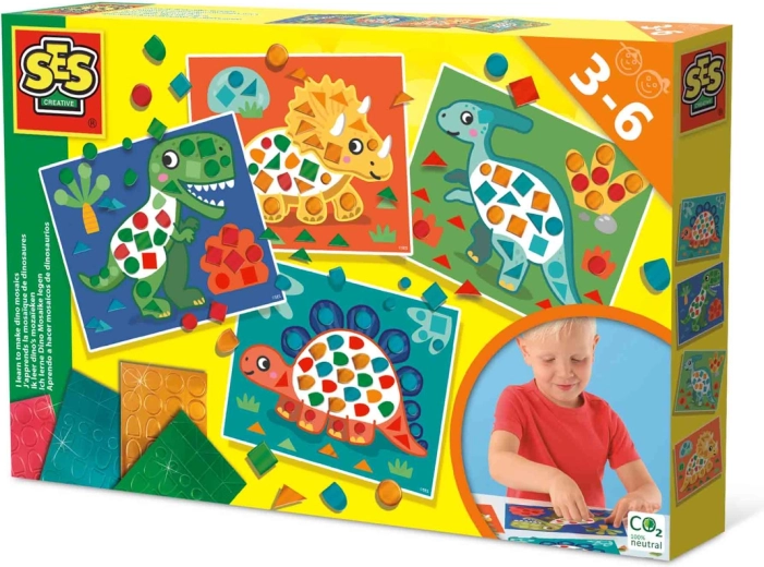 Imparo i mosaici dinosauri set grande