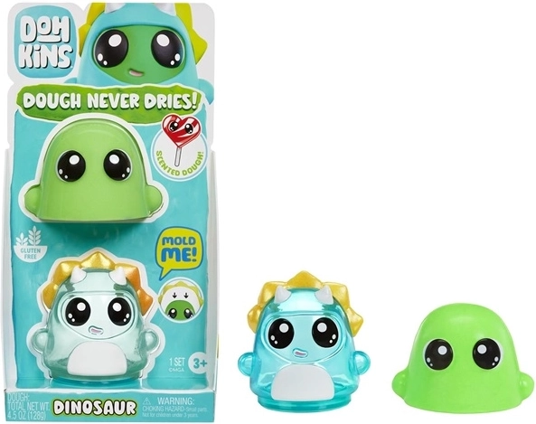 MGA DohKins dinosauro – personaggio con pasta modellabile profumata 120 g
