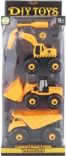 Set di camion da costruzione avvitabili per bambini
