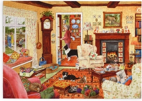 Puzzle House of Puzzles Tè delle cinque con 500 pezzi grandi