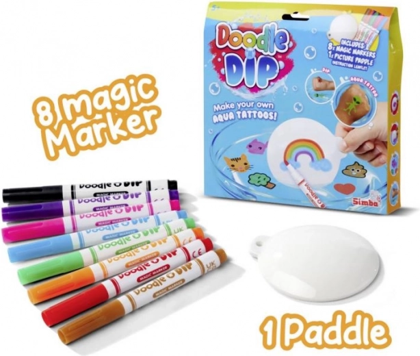 Tatuaggi ad acqua creativi Doodle o Dip