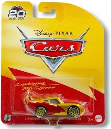 Mattel Cars Lightning McQueen dorato per il 20º anniversario