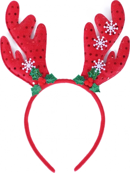 Cerchietto di corna di renna natalizio per bambini