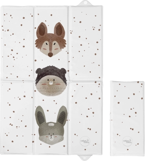 Ceba Baby fasciatoio da viaggio basic cute animals 60 × 40 cm