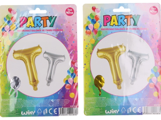 Palloncino gonfiabile lettera T 40 cm