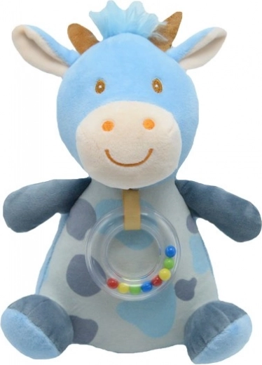 Giraffa musicale di peluche 20 cm – blu