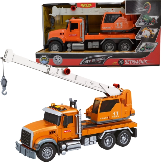 Camion urbano con gru 1:14 con suoni e luci