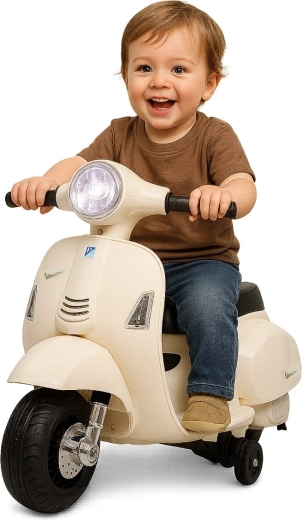 Scooter elettrico per bambini Vespa Mini bianco