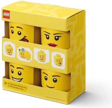 LEGO testa contenitore mini multipack 4 pz