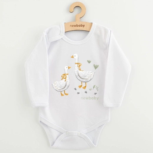 Body per neonati con stampa New Baby ochette, taglia 56 (0–3 mesi)