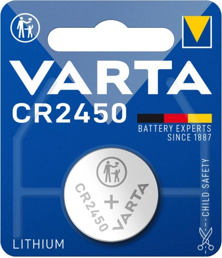 Batteria a bottone al litio CR2450 Varta
