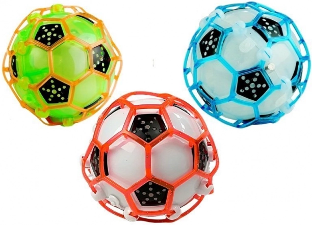 Pallone da calcio saltellante luminoso per bambini con suoni