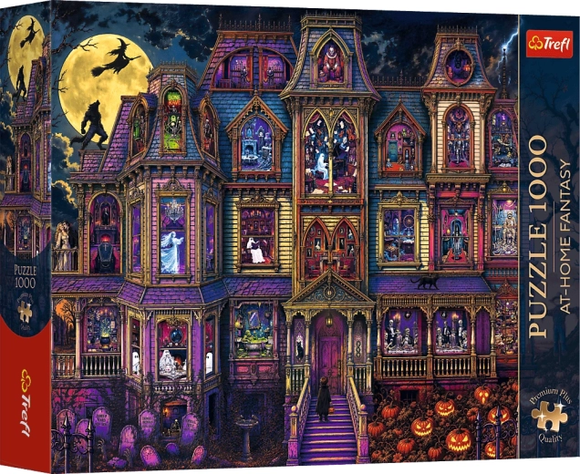 Puzzle Trefl Premium Plus Casa infestata, 1000 pezzi
