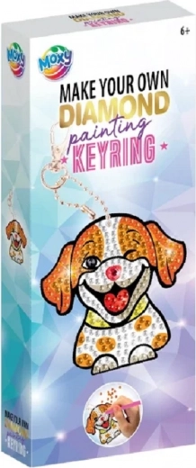 Moxy pittura diamantata – ciondolo cane