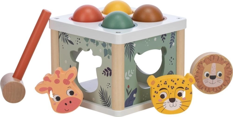 Free2PLAY scatola con incastri, animaletti e palline