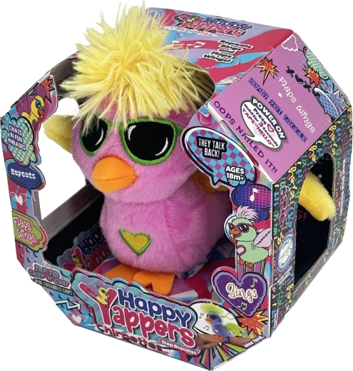 Steppos Happy Yappers Dottie uccellino di peluche interattivo