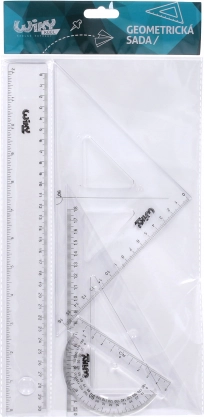 Set geometrico trasparente