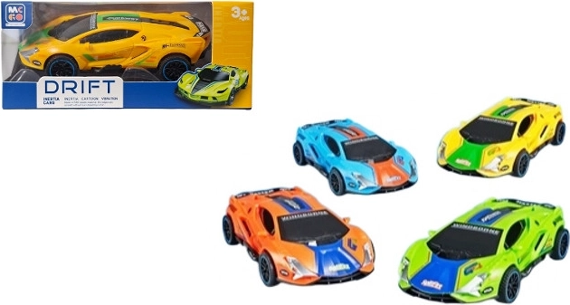 Auto sportiva da drifting a frizione (a inerzia)