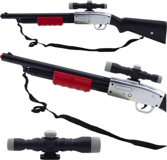 Giocattolo fucile per bambini con mirino e suoni