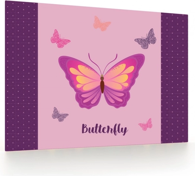 Sottopiano da scrivania con motivo farfalla 60 × 40 cm