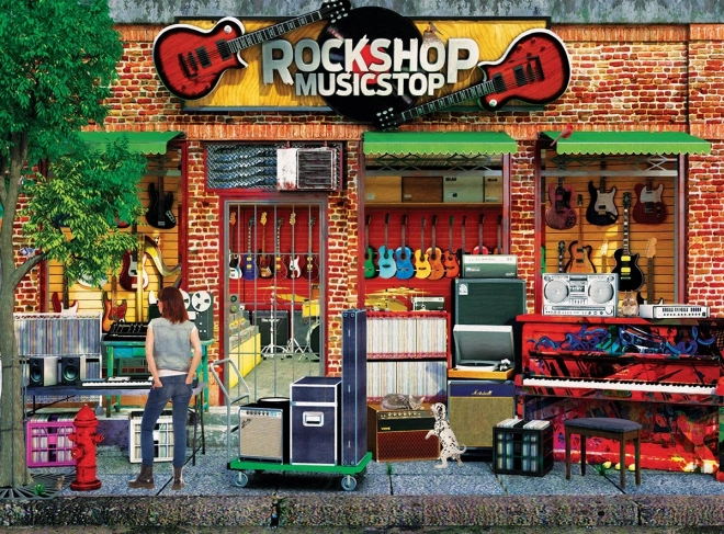 Puzzle 1000 pezzi EUROGRAPHICS Rock Shop
