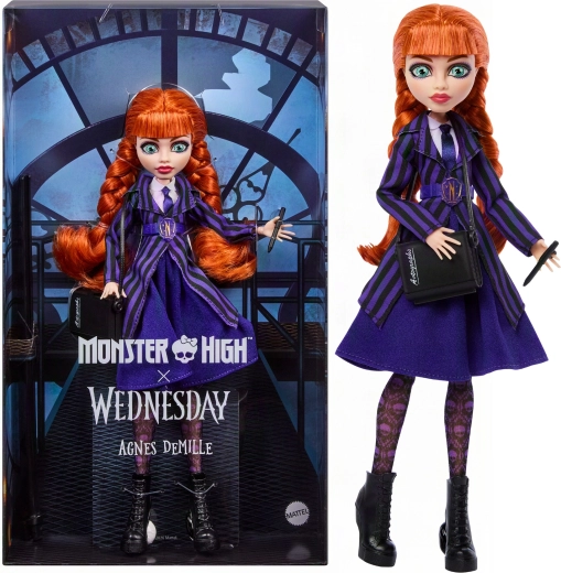 Monster High x Wednesday bambola da collezione Agnes DeMille - 1 pezzo