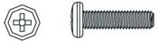 Vite a croce con testa bombata M3 × 8 mm per Voltage, Major, Tiger e Hoolk Infect - 1 pezzo