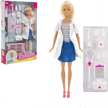 Bambola dottoressa con accessori 30 cm