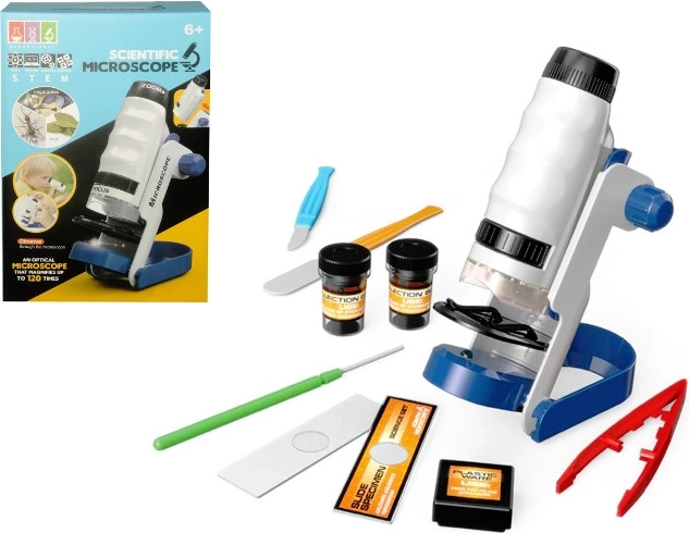 Microscopio educativo per bambini con accessori