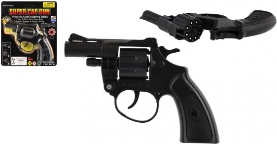 Pistola capsula in plastica 8 colpi