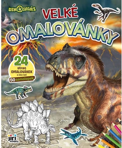 Grandi album da colorare Dinosauri