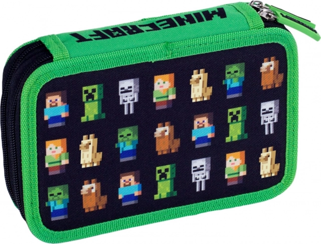 Astuccio scolastico doppio scomparto Minecraft