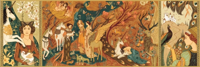 Puzzle panoramico Giardino degli unicorni