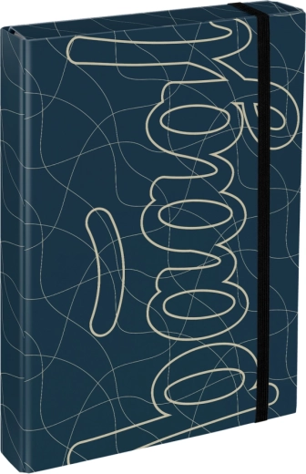 Baagl cartellina per quaderni scolastici A4 Jumbo Wave