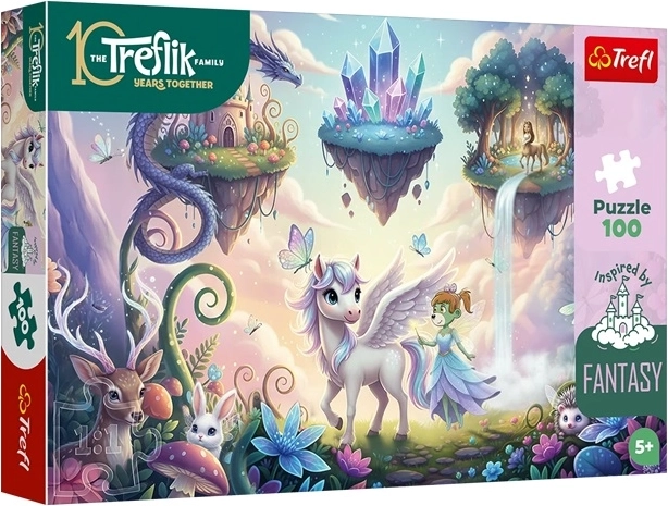 Puzzle da 100 pezzi Inspired By Fantasy: Mondi magici