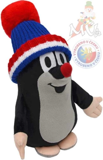 Moravská ústředna Krtek piccolo con cappello blu 25 cm - 1 pezzo