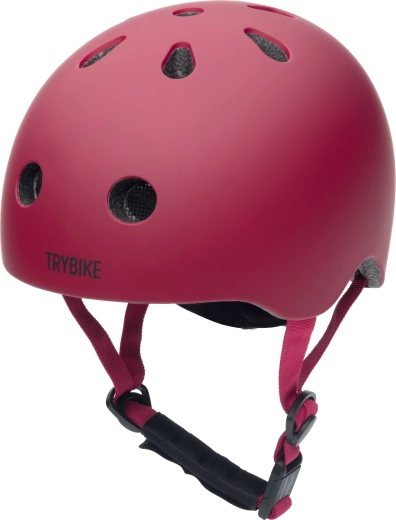 Casco Trybike per bambini per bici e pattini rosso XS
